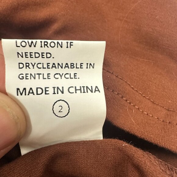 Brown Shein Halter Crop Top With Rhinestone Skeleton Hand Design Size XS - Picture 5 of 5